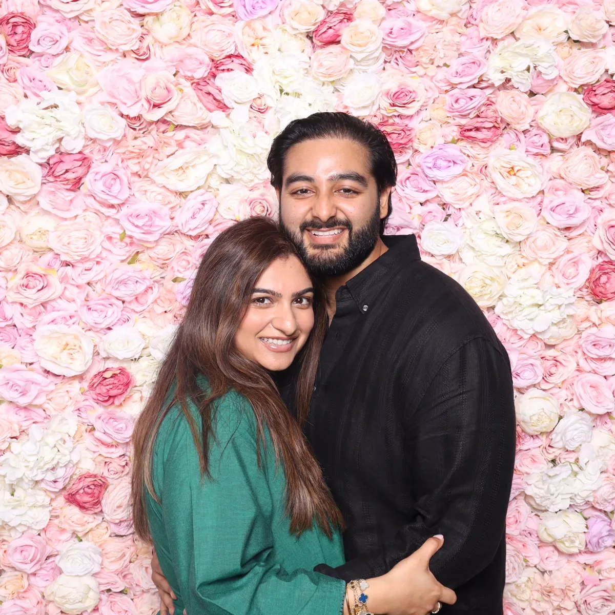 Clutch City luxury photo booth at Houston milestone celebration